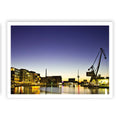 Postkarte - Hafen Münster Sonnenaufgang
