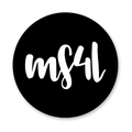 Aufkleber - MS4L - Handletter