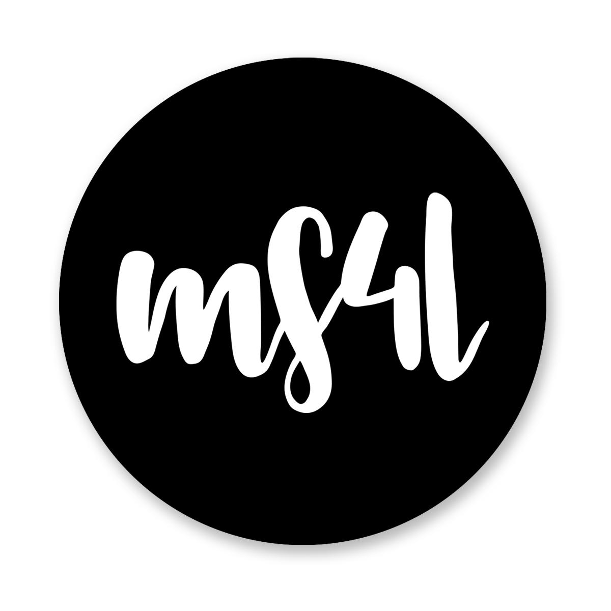 Aufkleber - MS4L - Handletter