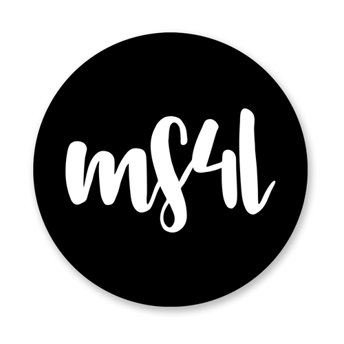 Aufkleber - MS4L - Handletter