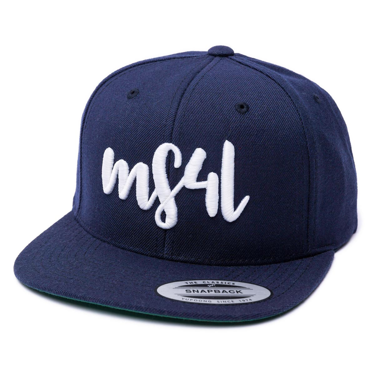 Münster Snapback Cap - MS4L Handletter (Navy)