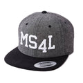 Münster Snapback Cap - MS4L (Black/Black)