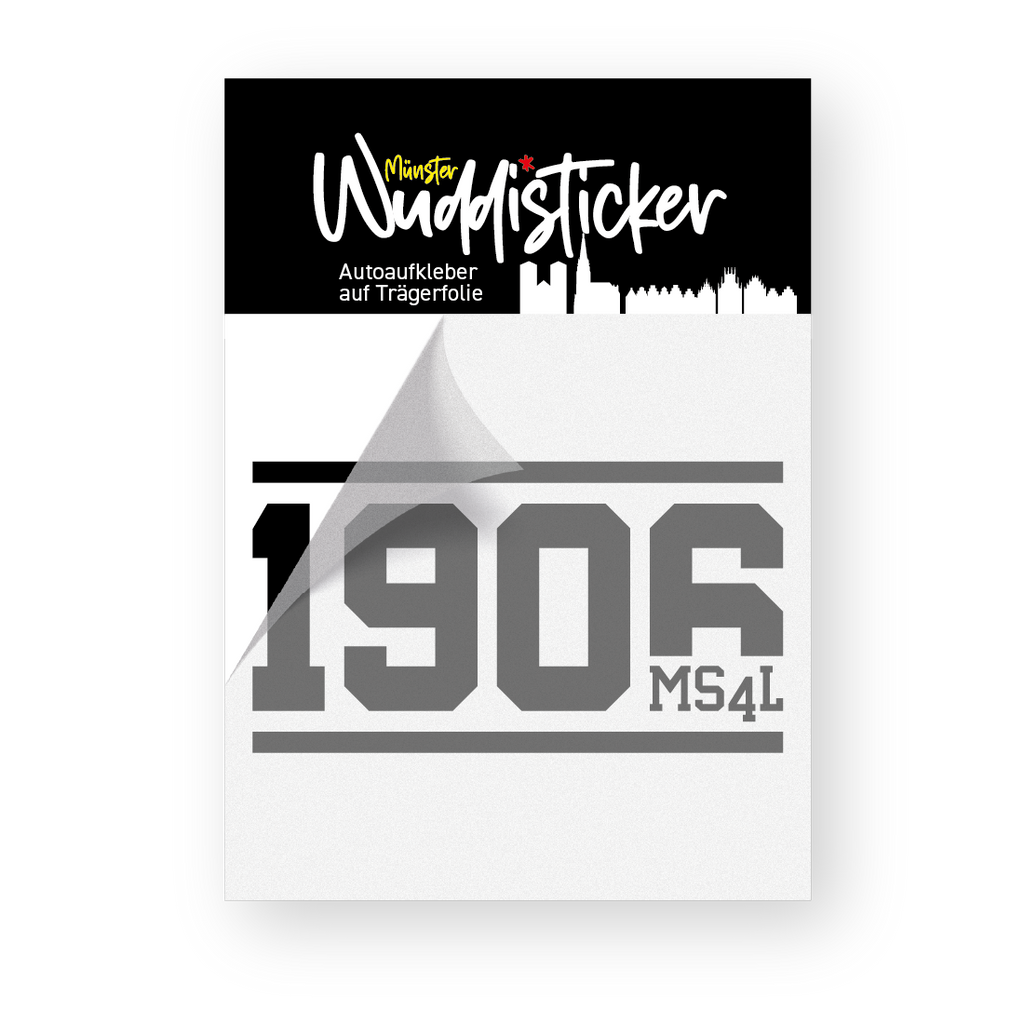 Preußen Münster Autoaufkleber 1906