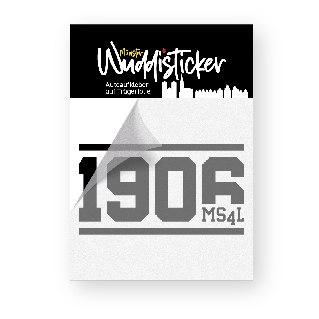 Preußen Münster Autoaufkleber 1906