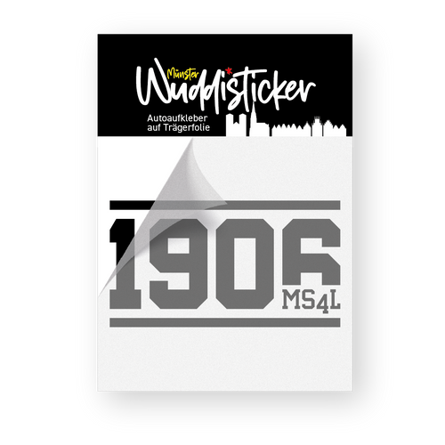 Preußen Münster Autoaufkleber 1906