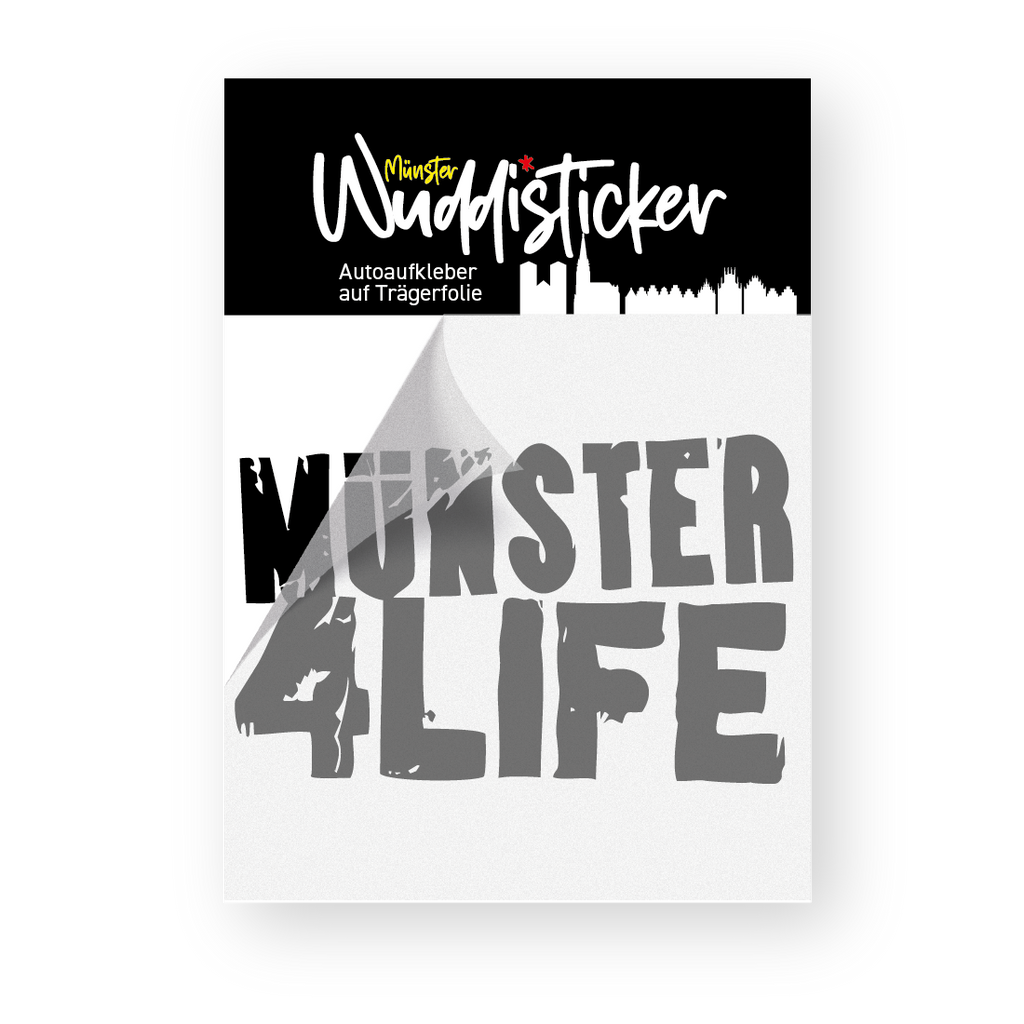 Münster 4 Life Autosticker Autoaufkleber