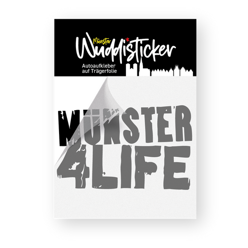 Münster 4 Life Autosticker Autoaufkleber