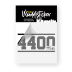 4400 Münster Aufkleber Auto Sticker