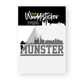 Münster Skyline Autoaufkleber