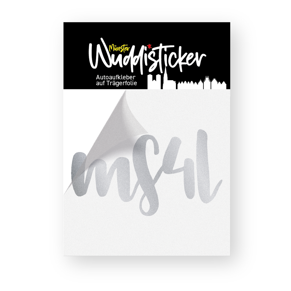Autosticker - MS4L- Handletter
