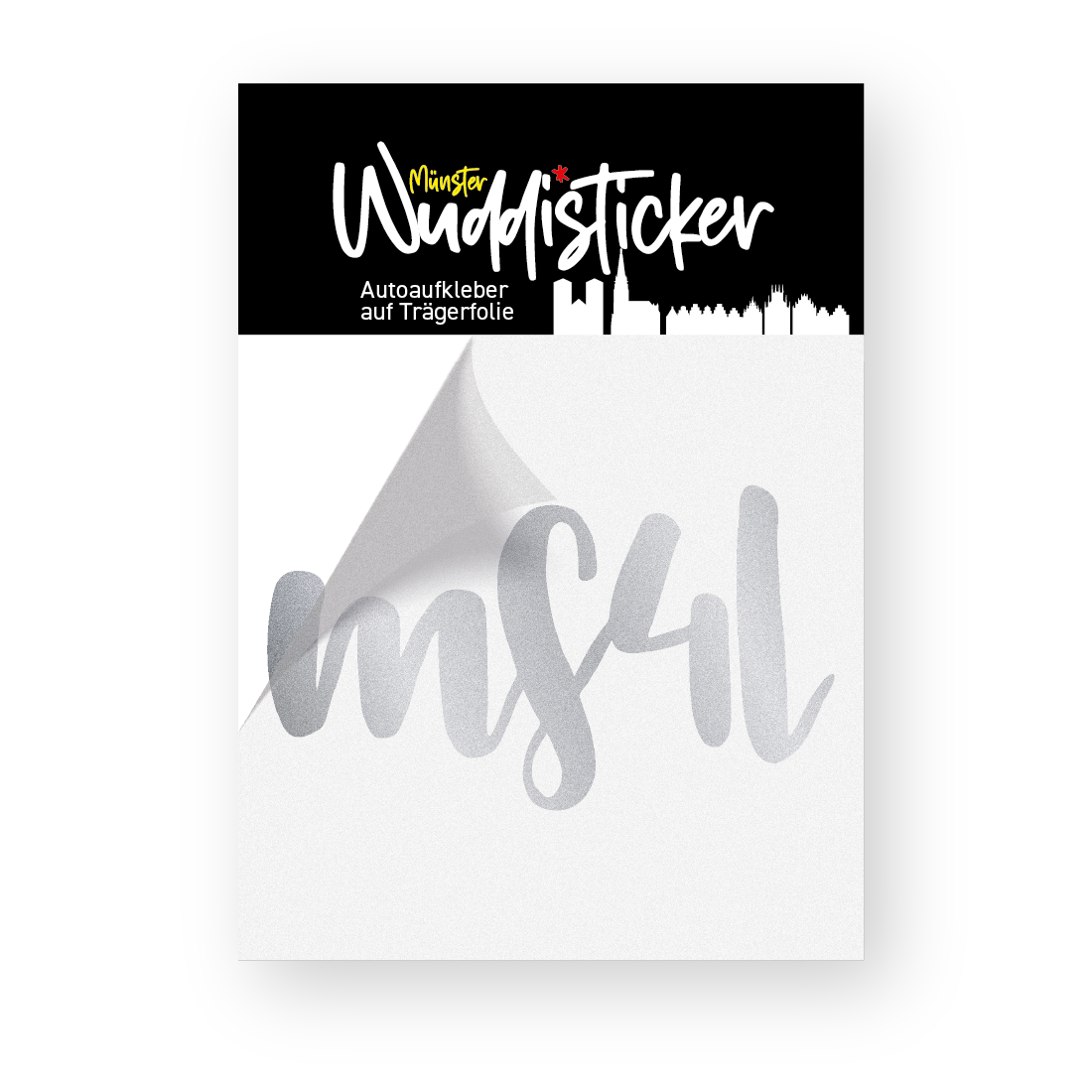 Autosticker - MS4L- Handletter
