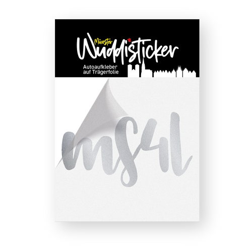 Autosticker - MS4L- Handletter