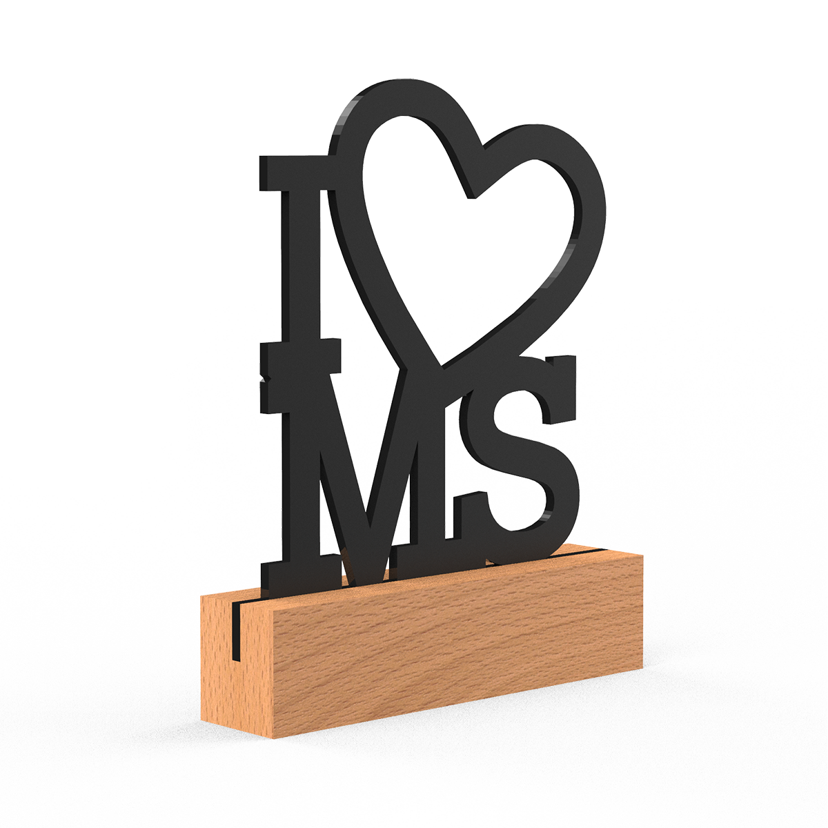 Aufsteller - I love MS