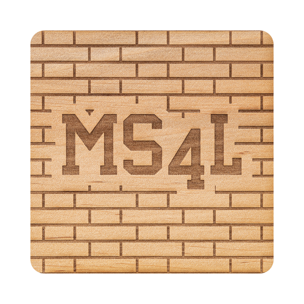 Holzuntersetzer - MS4L College