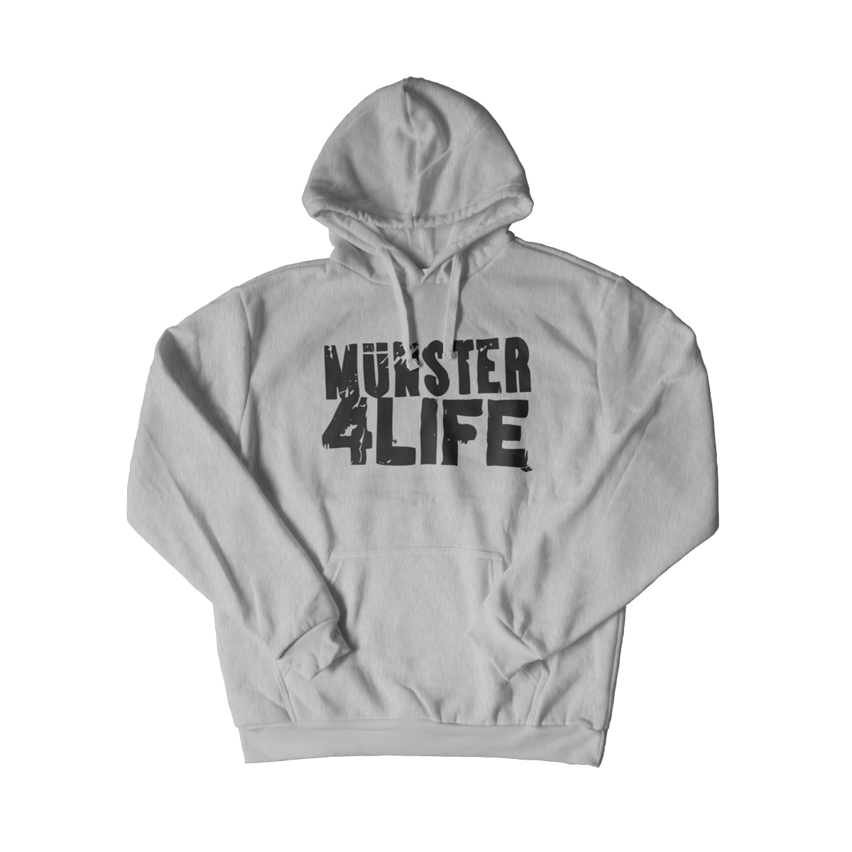 Hoodie - Münster 4 Life (Grau - Schwarz)