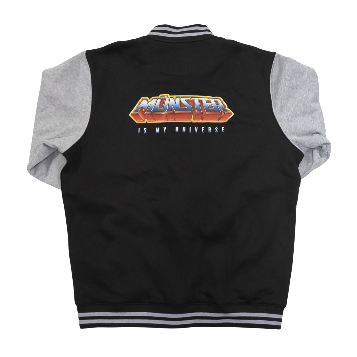 Collegejacke - MS4L x Universe (Schwarz-Grau)