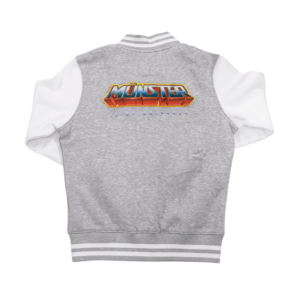 Ladies Collegejacke - MS4L x Universe (Grau-Weiß)