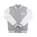 Ladies Collegejacke - Münster 4 Life (Grau-Weiß)