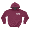 Kids Hoodie - MS4L Handletter - Burgundy