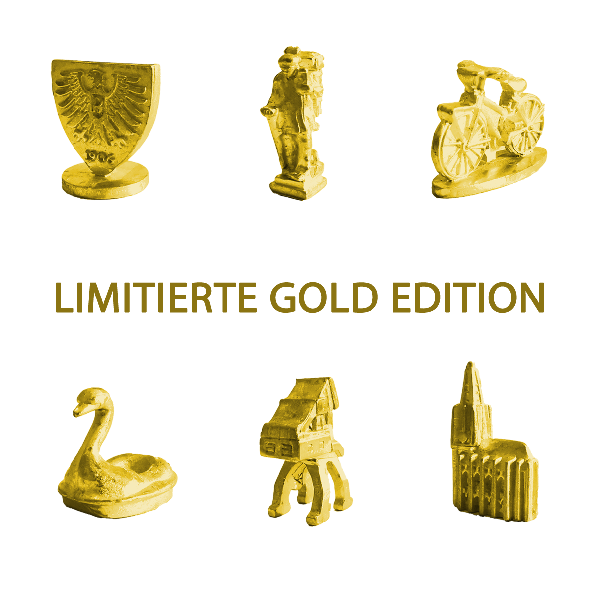 Münster Monopoly Goldfiguren