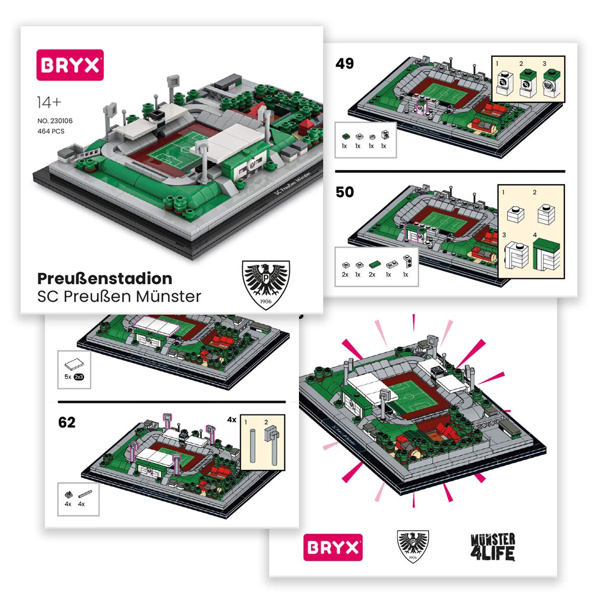 Preussenstadion - BRYX Klemmbaustein Set