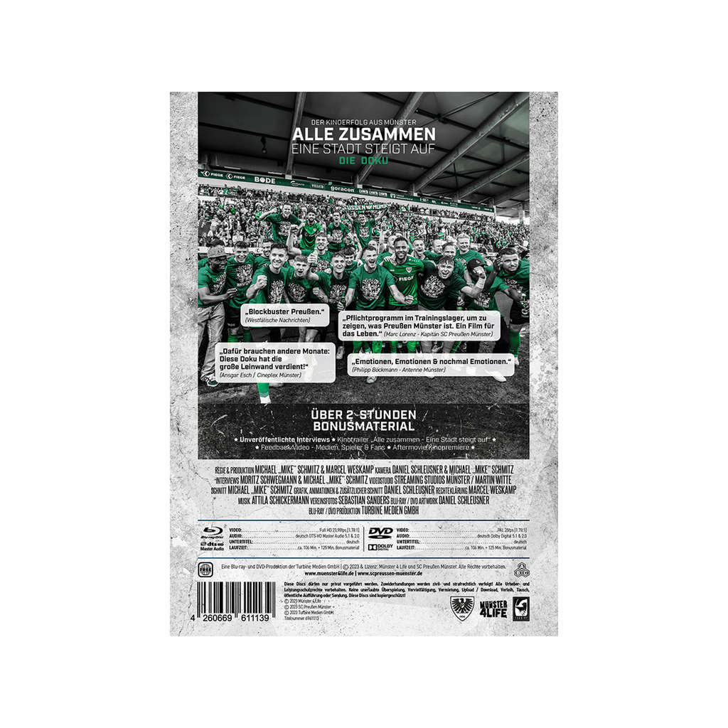 Alle zusammen - Eine Stadt steigt auf (Mediabook - BluRay & DVD)