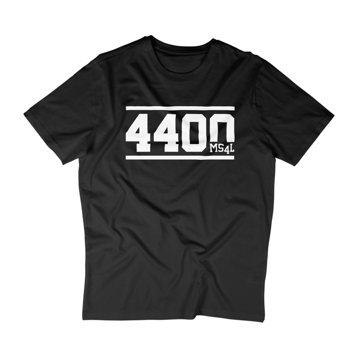 T-Shirt - 4400 - MS4L - Schwarz