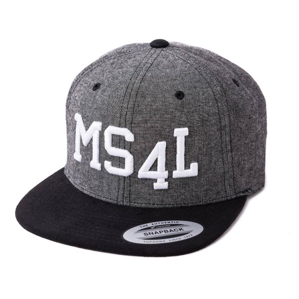 Münster Snapback Cap - MS4L (Black/Black)