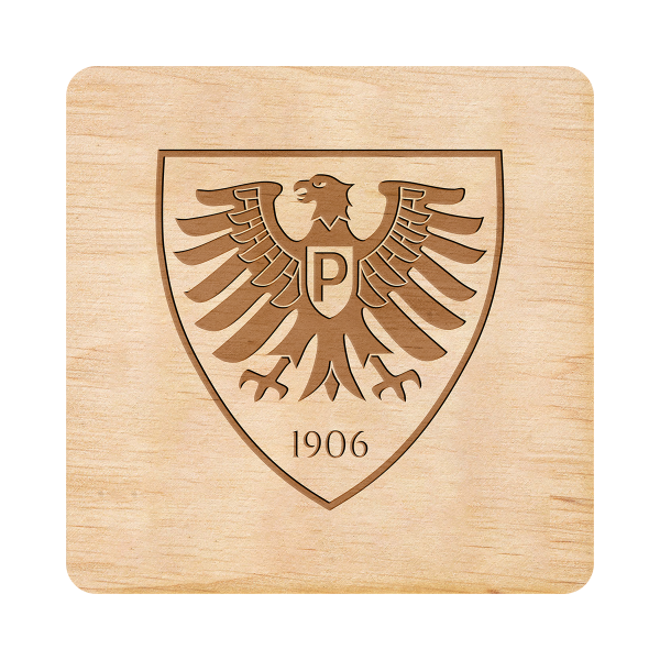 Holzuntersetzer - Preußen Adler