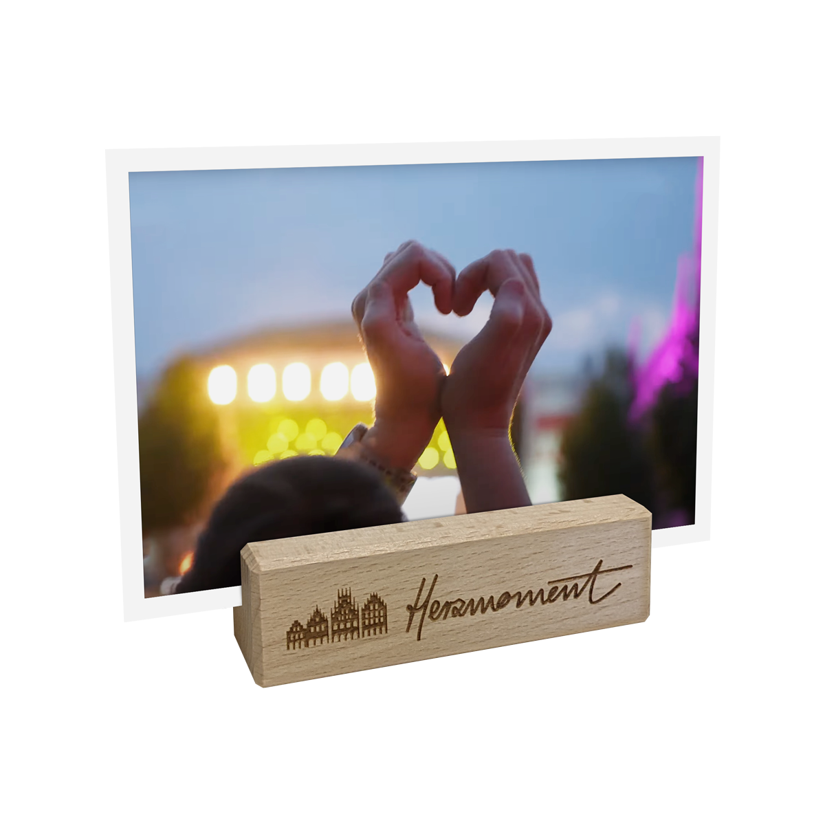 Fotoleiste Herzmoment Kartenhalter Münster 4 Life Online Shop