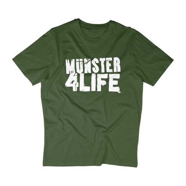 T-Shirt - Münster 4 Life - Flaschengrün