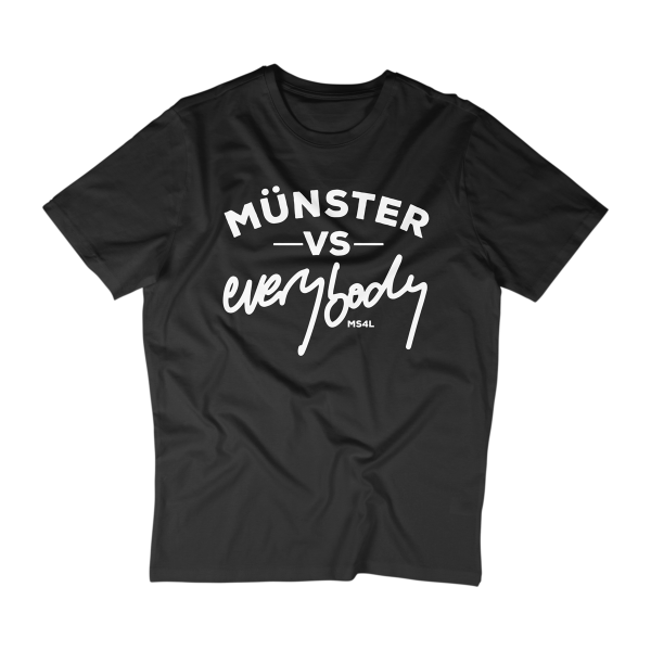 T-Shirt - Münster vs everybody - Schwarz