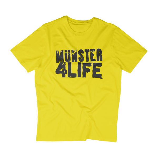 T-Shirt - Münster 4 Life - Gelb